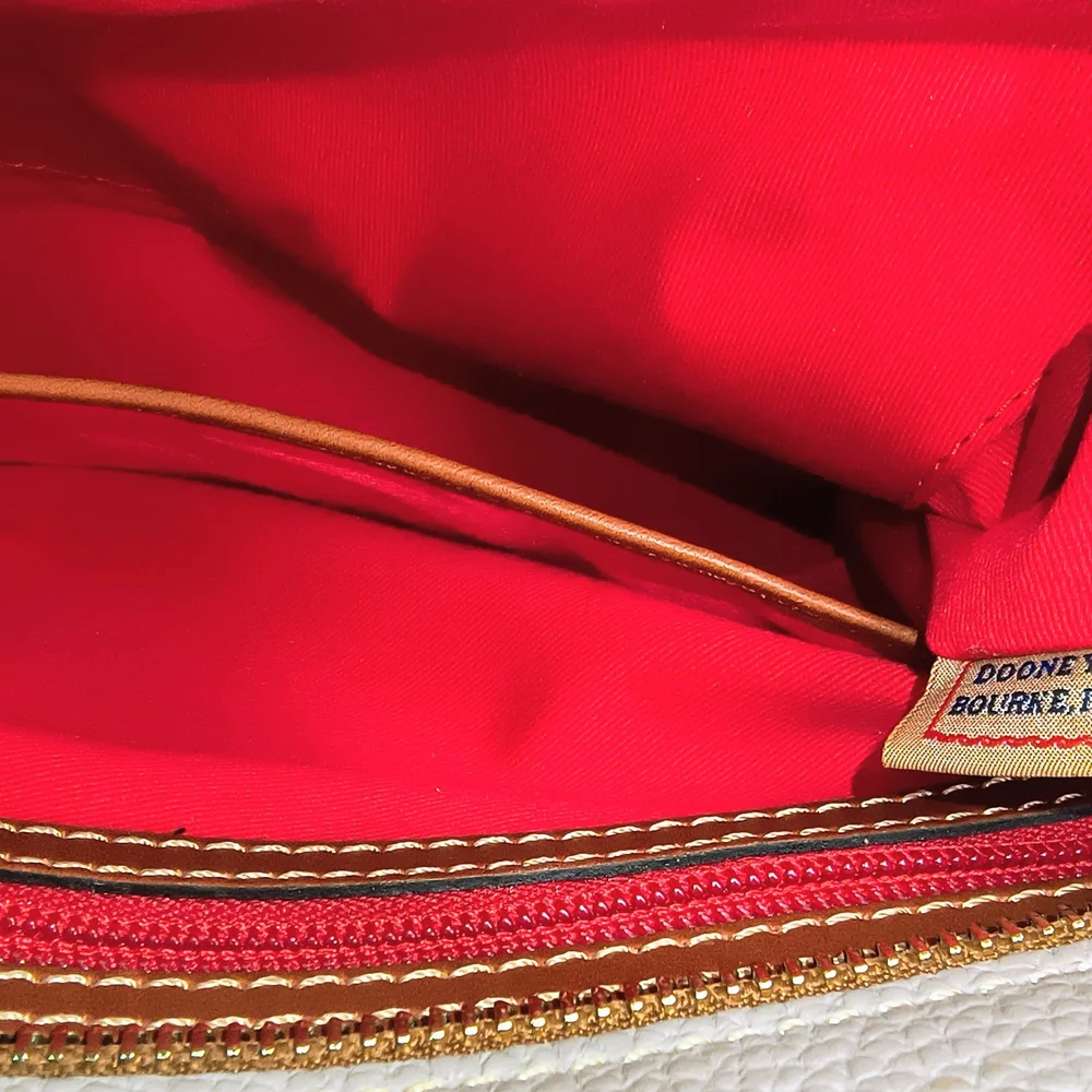 DOONEY BOURKE Oyster/Taupe Pebble Grain Small Lexington Leather Tote (NWOT)
